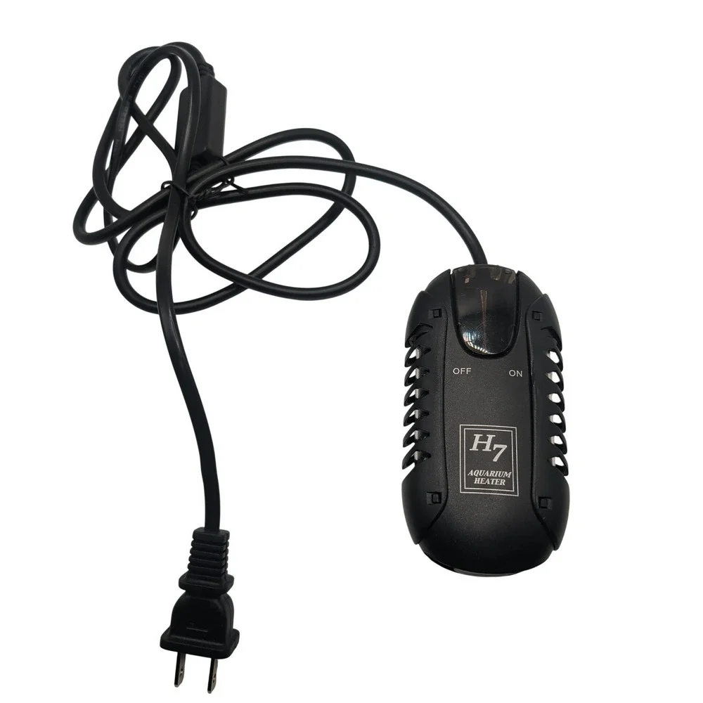 H7 Aquarium Heater 25W Black Submersible Fish Tank Digital Controller IP68
